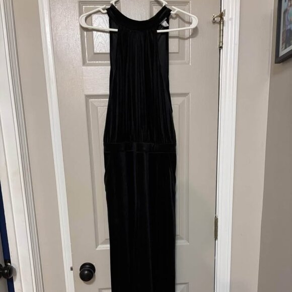 NWT a new day (that is the name of the Target brand) Black Velvet Jumpsuit - Picture 4 of 6